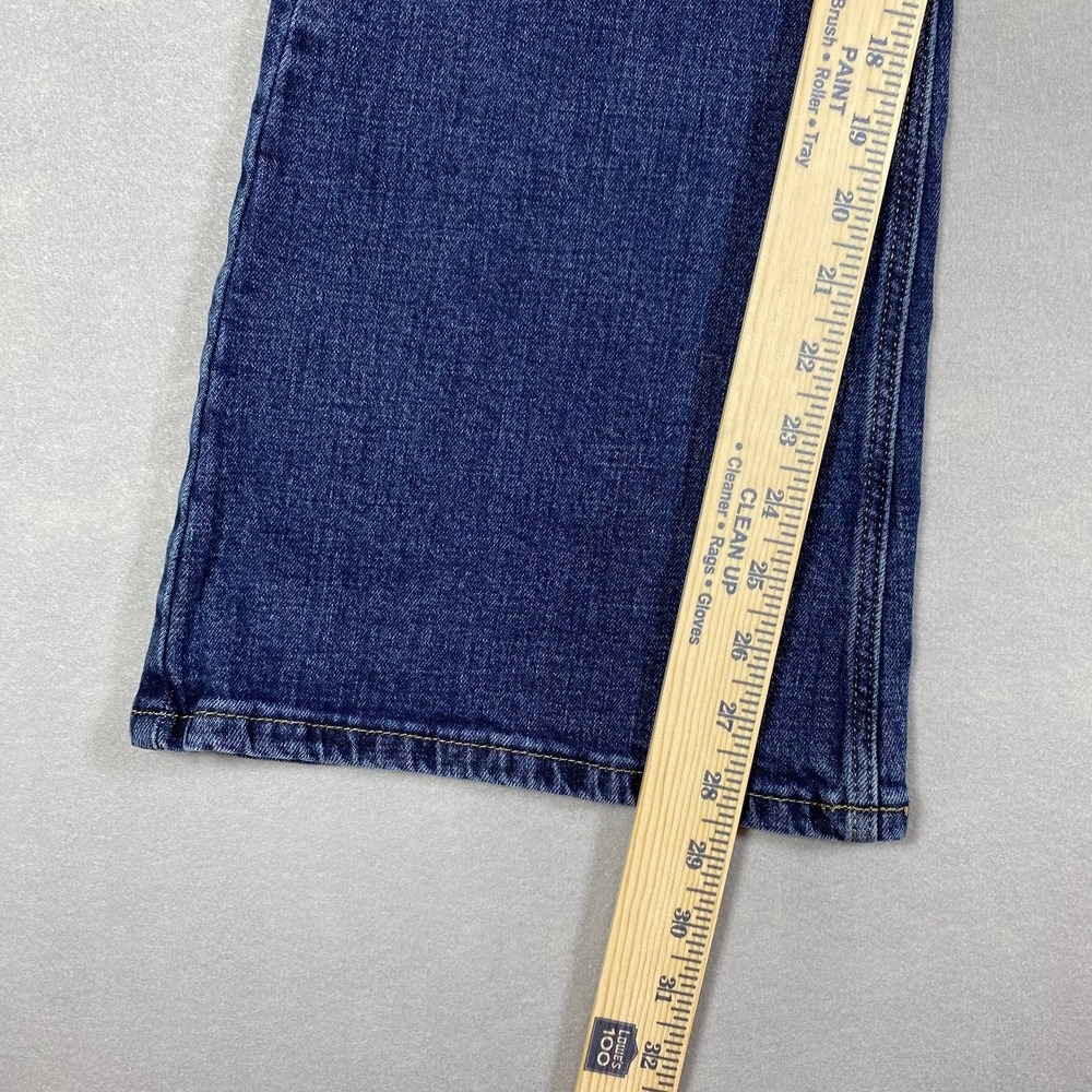 Wrangler High Rise Fierce Flare Jeans Womens 2x30 Blue Denim Retro Western 70s - Picture 9 of 13